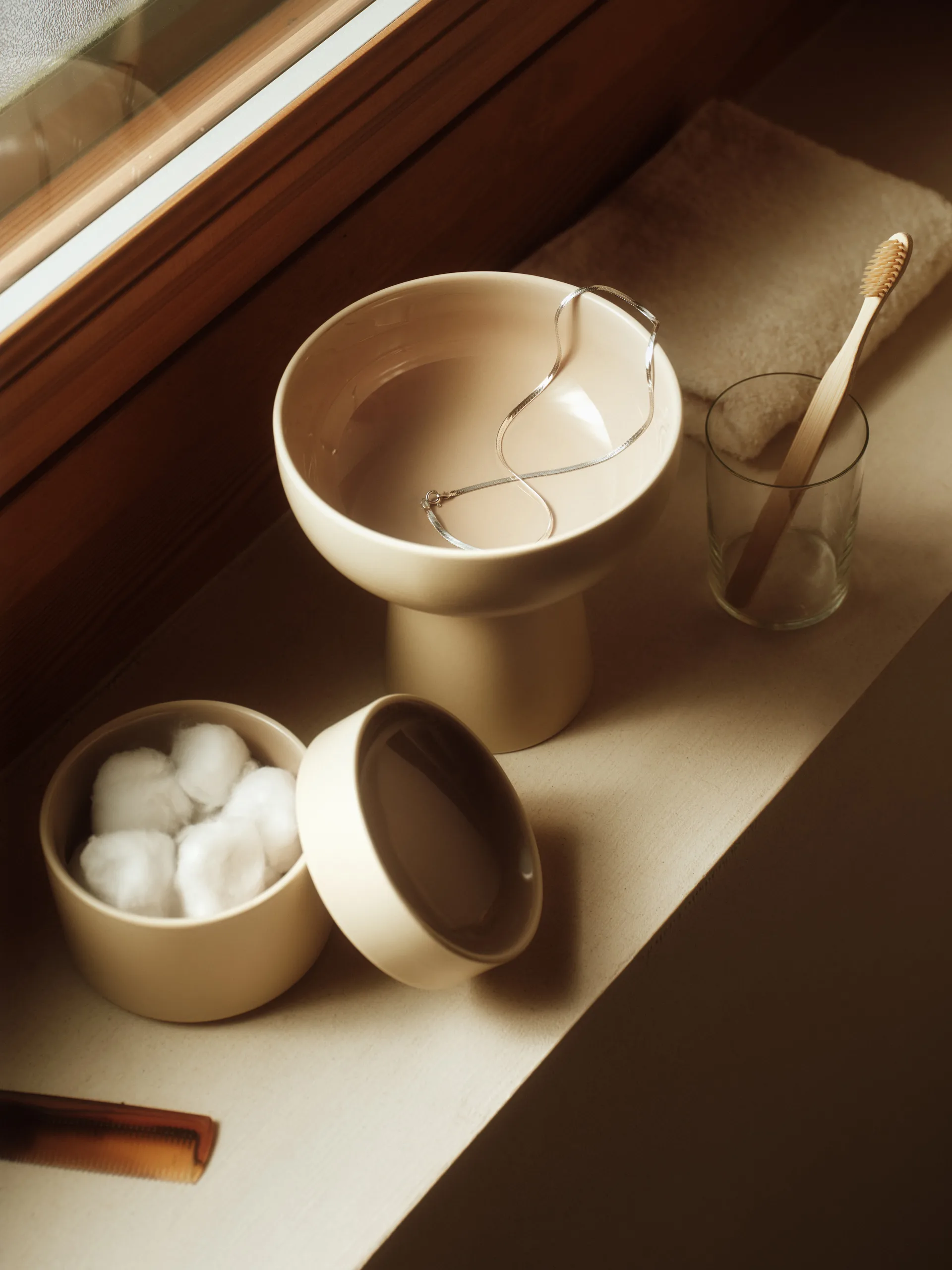 Coupe décorative Kirnu Ø16 cm, Beige Arabia