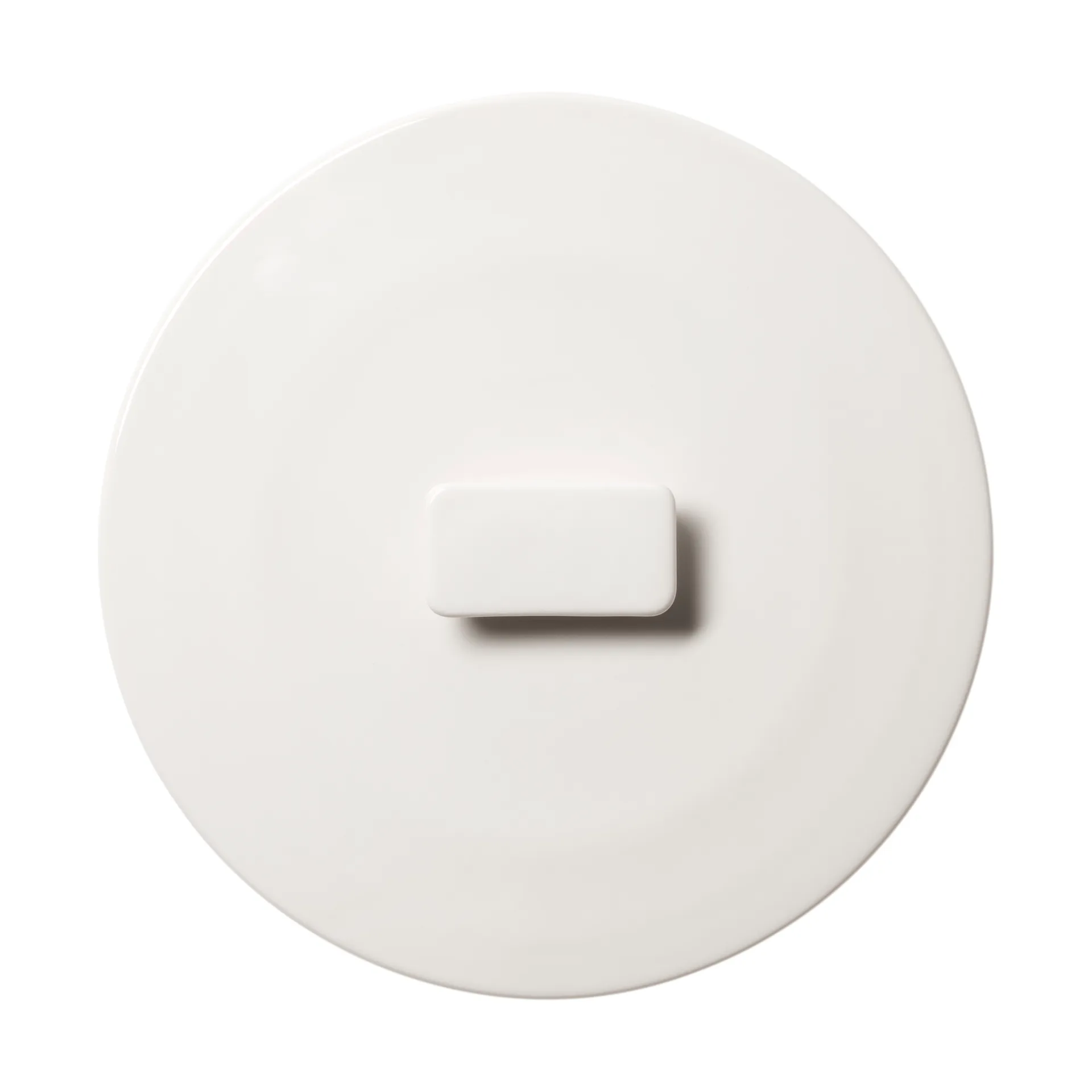 Couvercle pour plat à four, Blanc, rond, 2 L Arabia