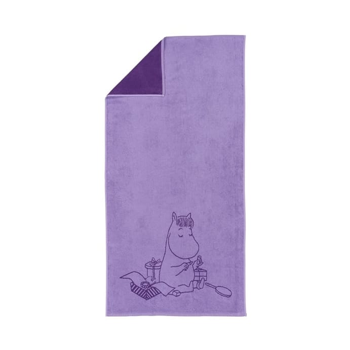 Drap de bain Moumines 70x140 cm - Snorkmaiden violette - Arabia