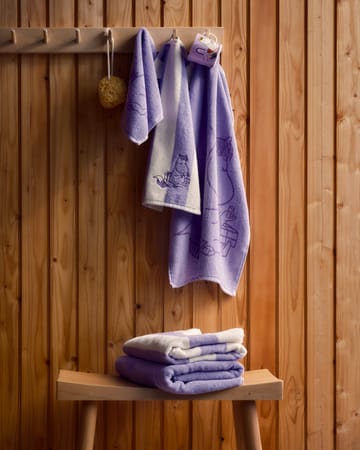 Drap de bain Moumines 70x140 cm - Snorkmaiden violette - Arabia
