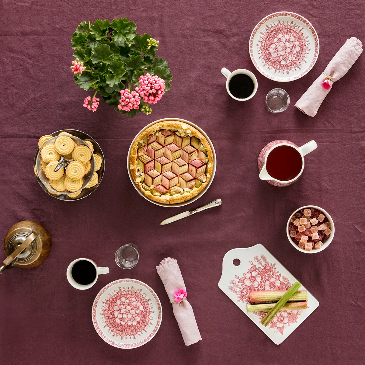 Huvila plateau de service, 23 cm Arabia