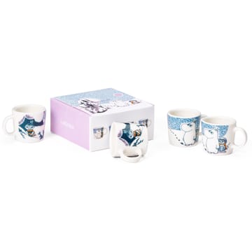 Lot de 4 mug Moomin Crown snow-load - bleu - Arabia