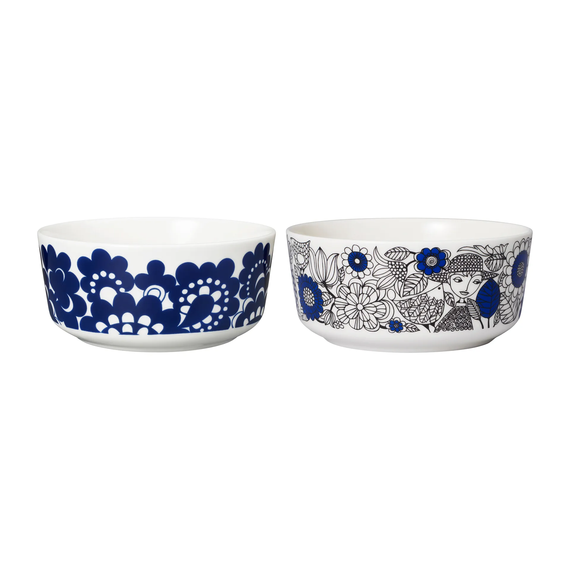 Lot de bols Pastoraali & Esteri Arabia 2 Pièces, Bleu Arabia