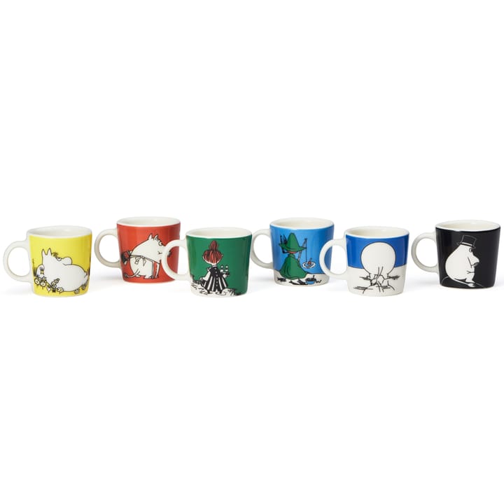 Mini tasses Moomin Premiers Classiques Lot de 6 - Multi - Arabia