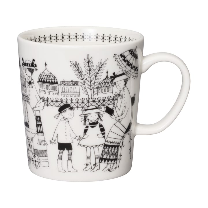 Mug Emilia 30 cl - Noir-blanc - Arabia