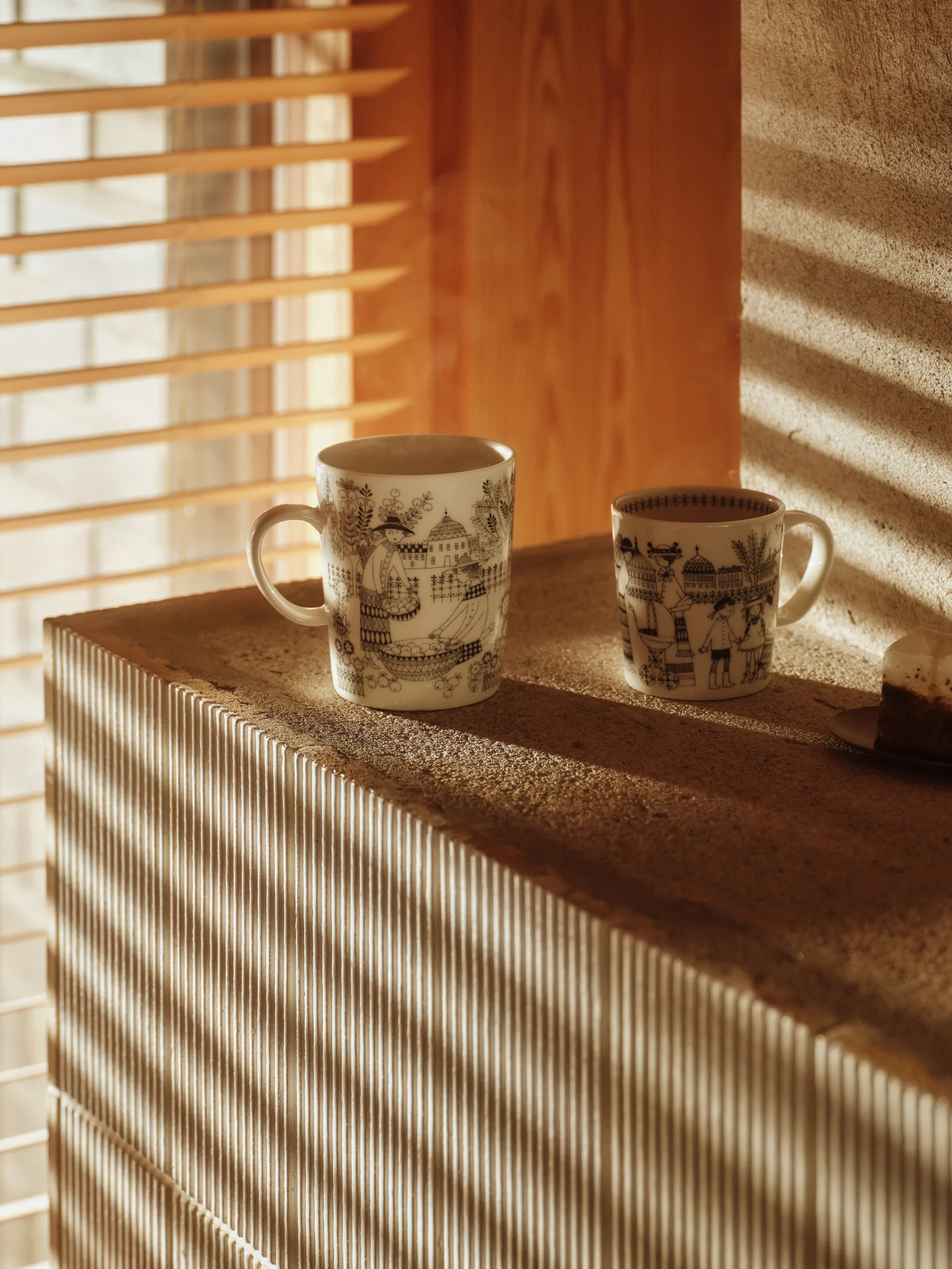 Mug Emilia 50 cl, Noir-blanc Arabia