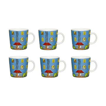 Mug Moomin 70ème anniversaire lot de 6 - Arabia