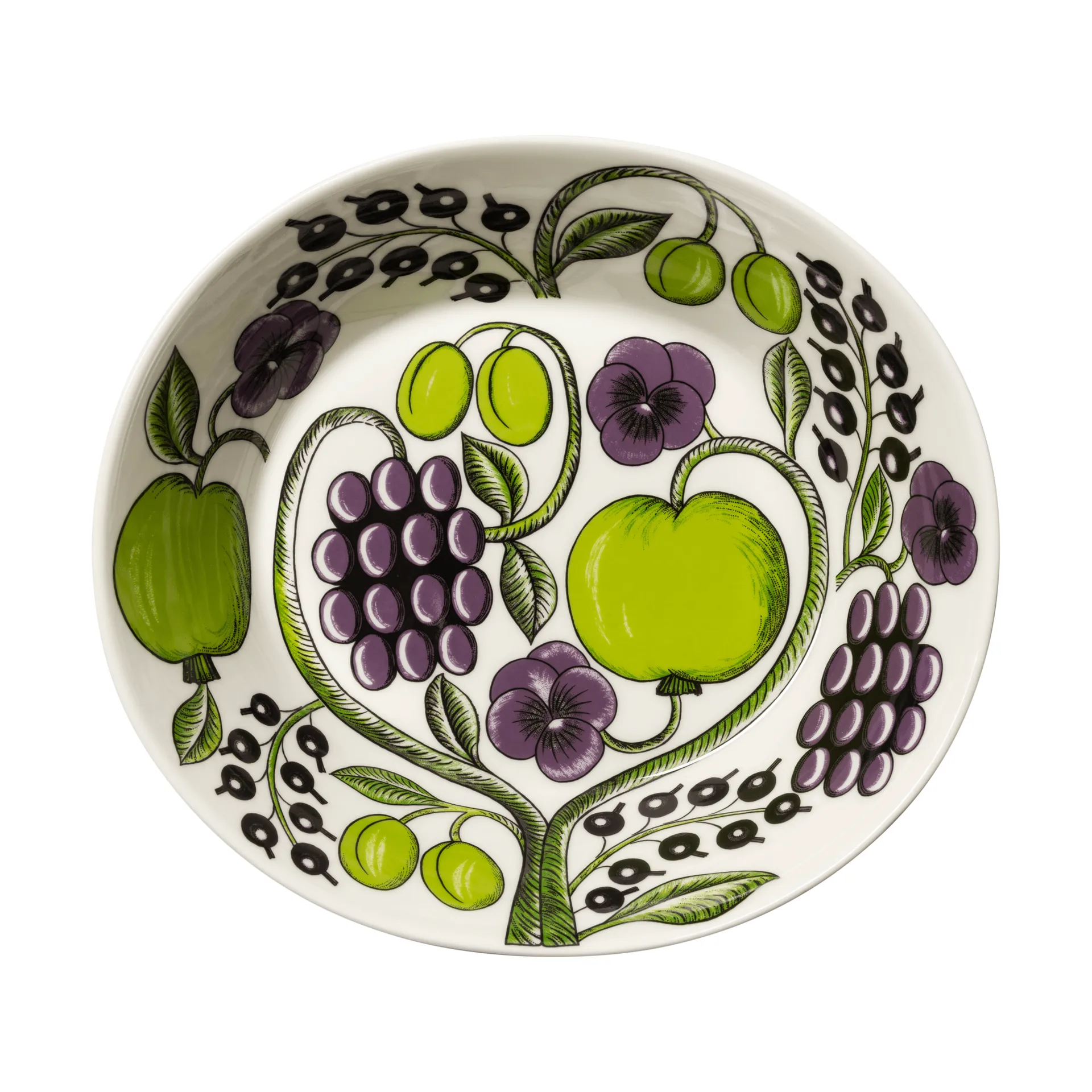 Paratiisi bol ovale, Pourpre, 23 cm Arabia