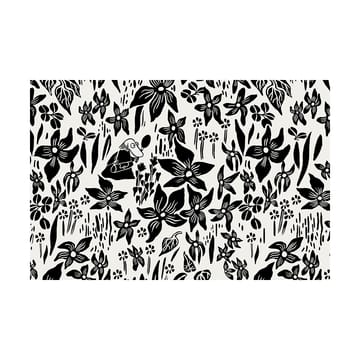 Parure de lit Moumines 150x210 cm  - Lys noir-blanc - Arabia