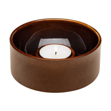Photophore Kirnu Ø11x5 cm - Marron - Arabia