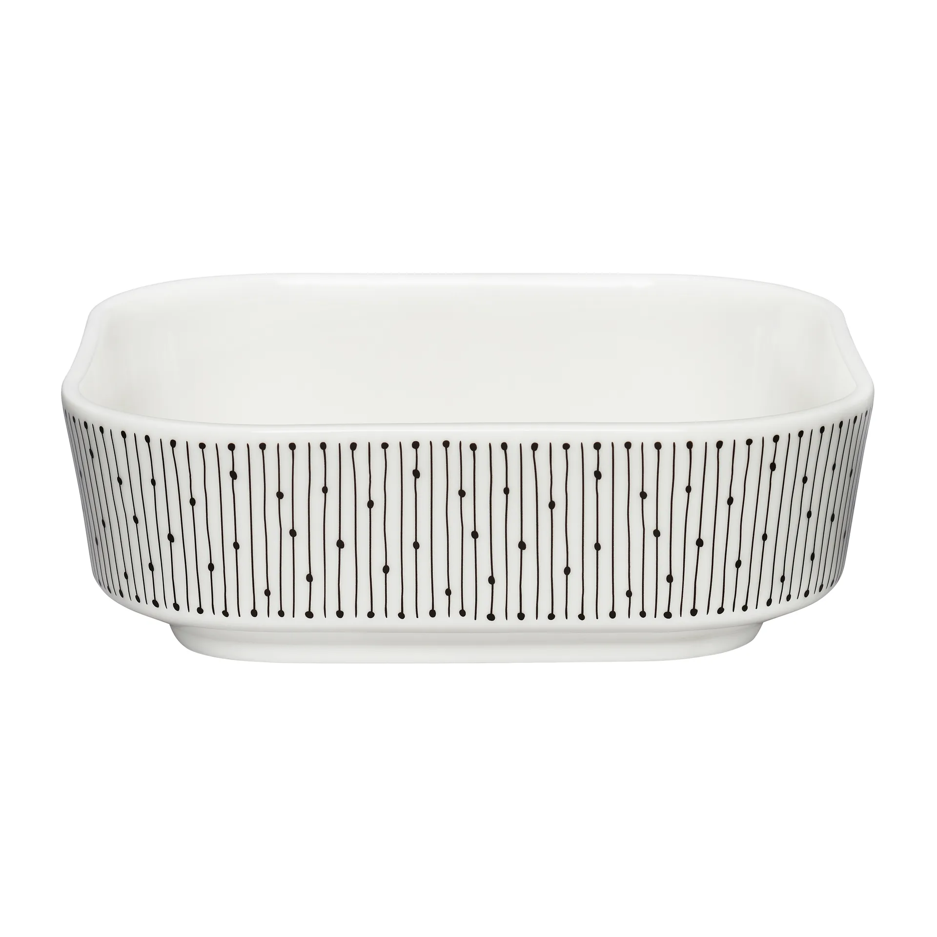 Plat à four Mainio Sarastus 0,7 l, Noir-blanc Arabia