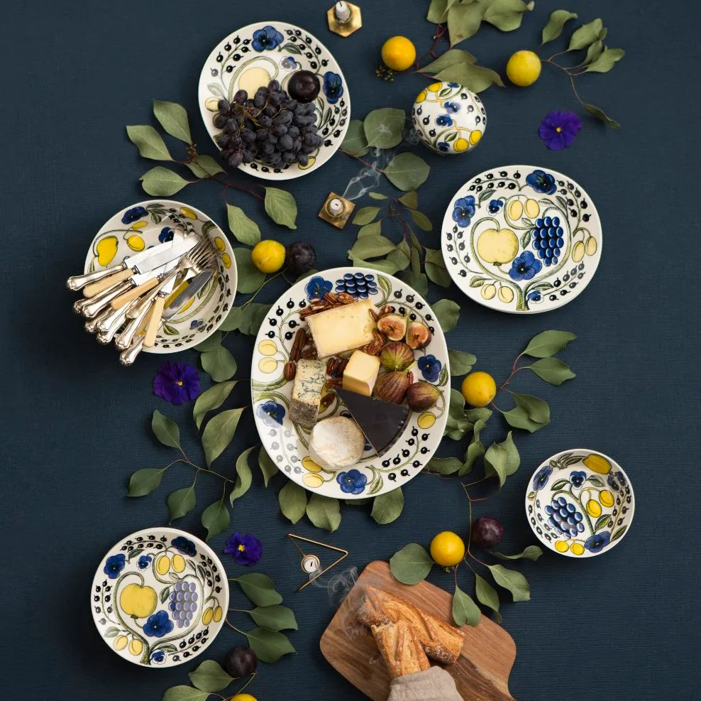 Plat ovale Paratiisi 36 cm, Bleu Arabia