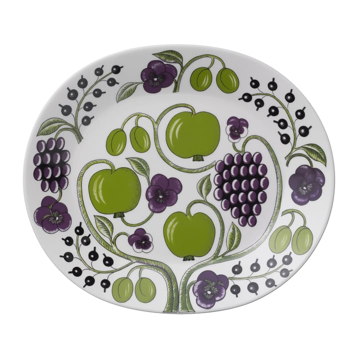 Plat ovale Paratiisi 36 cm - Violet - Arabia