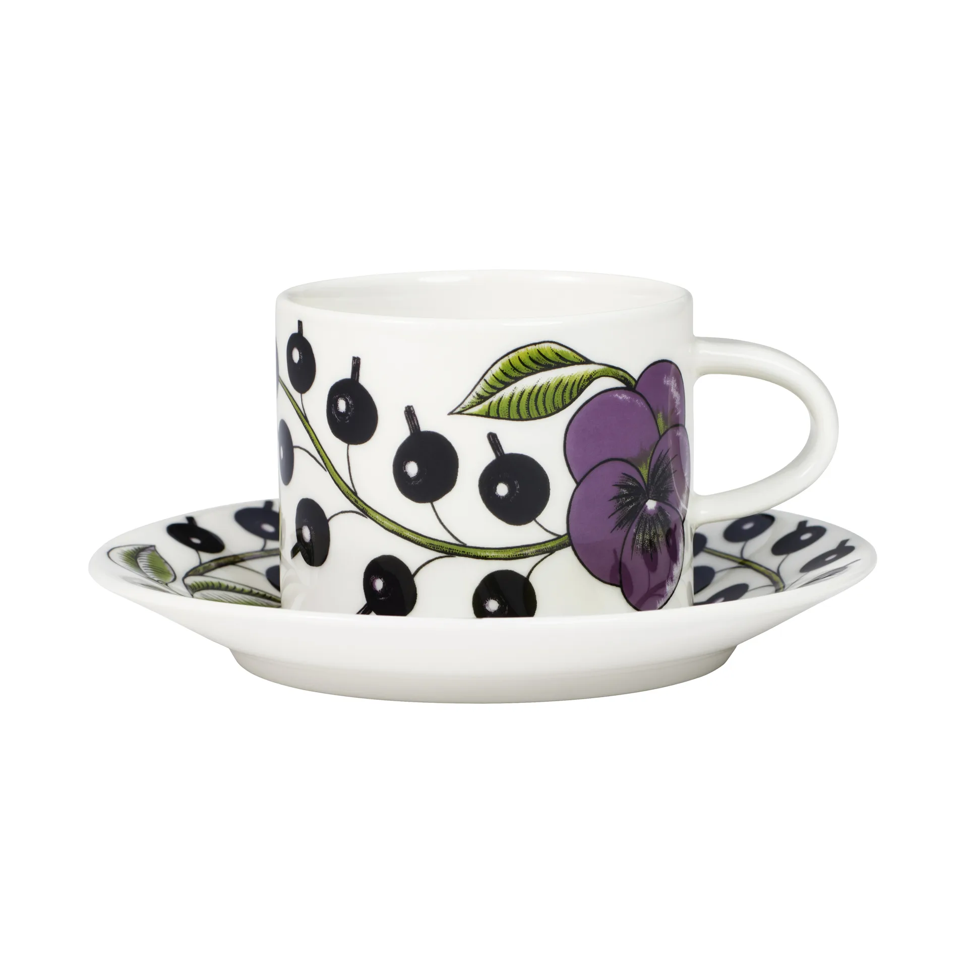 Plat Paratiisi Ø14 cm pour tasse à café 18 cl, Violet Arabia