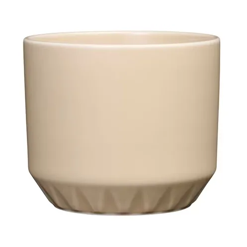 Pot Ilona Ø12x10 cm, Sable Arabia