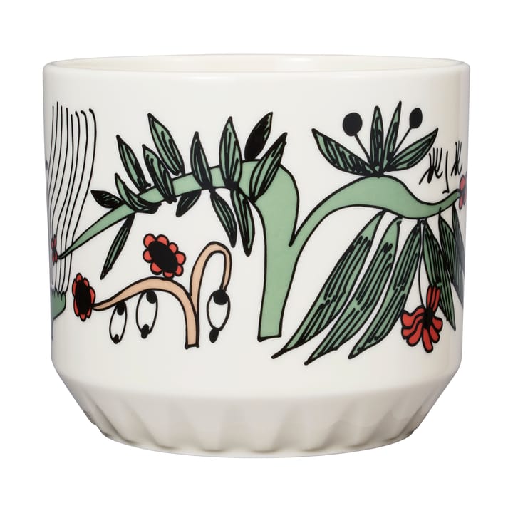 Pot Puutarhurit Ø12x14 cm - Vert-blanc-rouge - Arabia