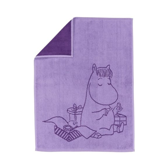 Serviette Moumines 50x70 cm - Snorkmaiden violette - Arabia