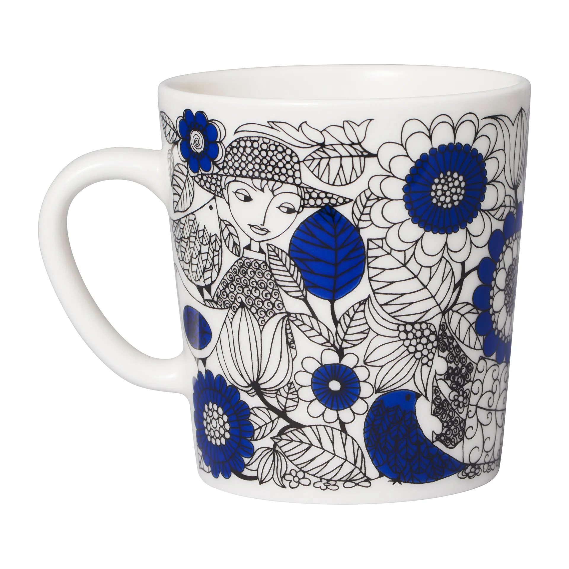 Tasse 30 cl et Assiette Ø19 cm Pagrandaali, Bleu Arabia