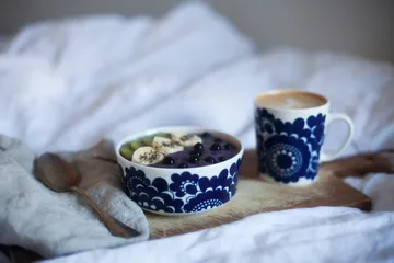 Tasse 30 cl et Bol Ø13 cm Esteri - Bleu - Arabia