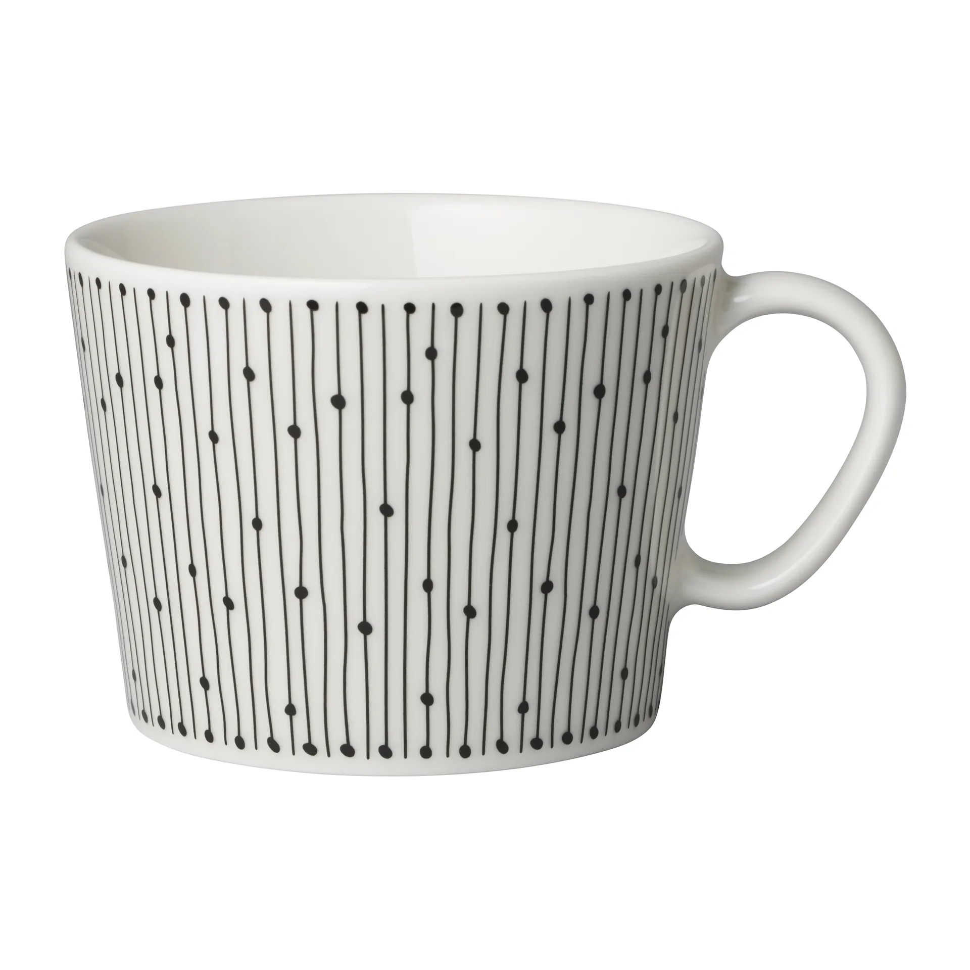 Tasse Mainio Sarastus 17 cl, Noir-blanc Arabia