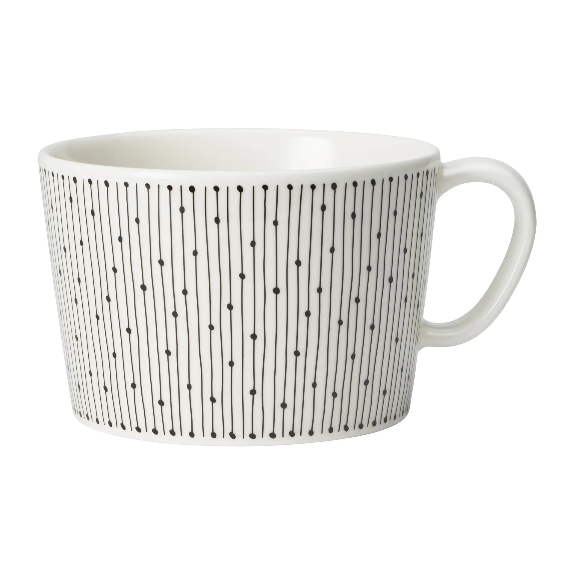 Tasse Mainio Sarastus 40 cl, Noir-blanc Arabia