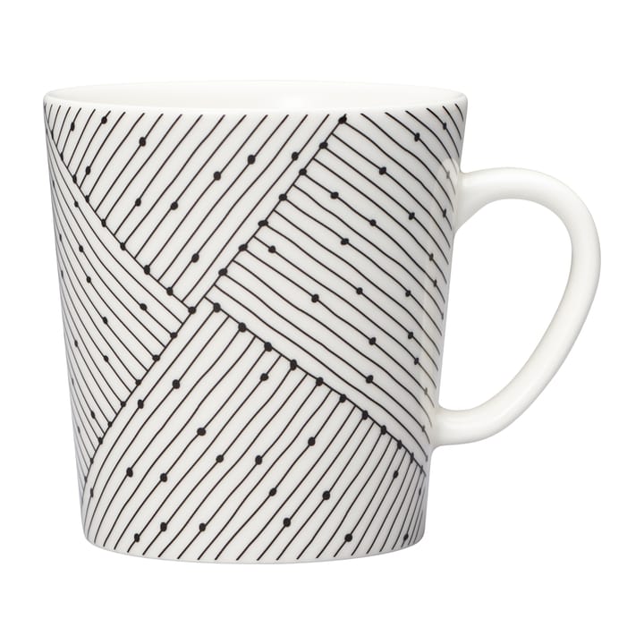 Tasse Mainio Sarastus Punos 30 cl - Noir-blanc - Arabia