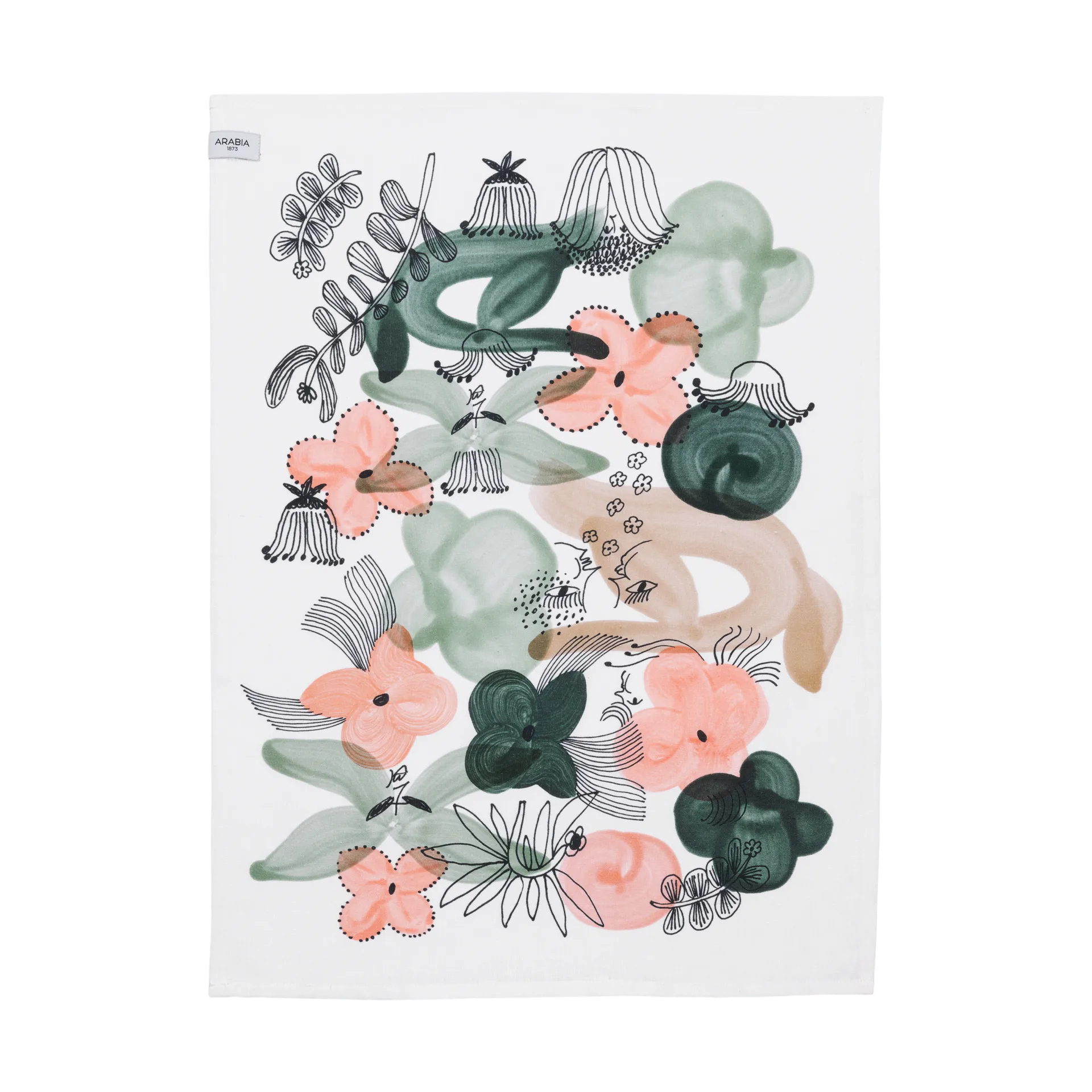 Torchon de cuisine Kukkamaa 50x70 cm, Vert Arabia