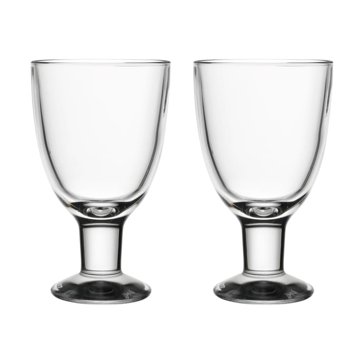 Verre à boire Verna 22 cl Lot de 2 - Transparent - Arabia