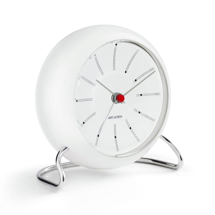 Horloge de table AJ Bankers - Blanc - Arne Jacobsen Clocks