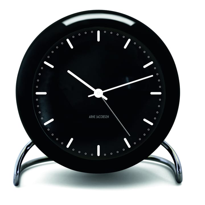 Horloge de table AJ City Hall - noir - Arne Jacobsen Clocks
