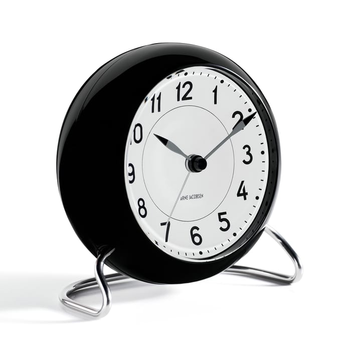 Horloge de table AJ Station - noir - Arne Jacobsen Clocks