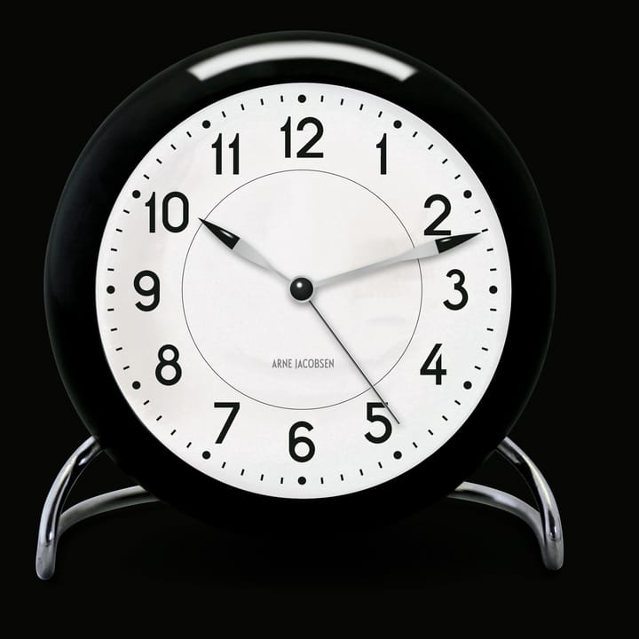 Horloge de table AJ Station - noir - Arne Jacobsen Clocks