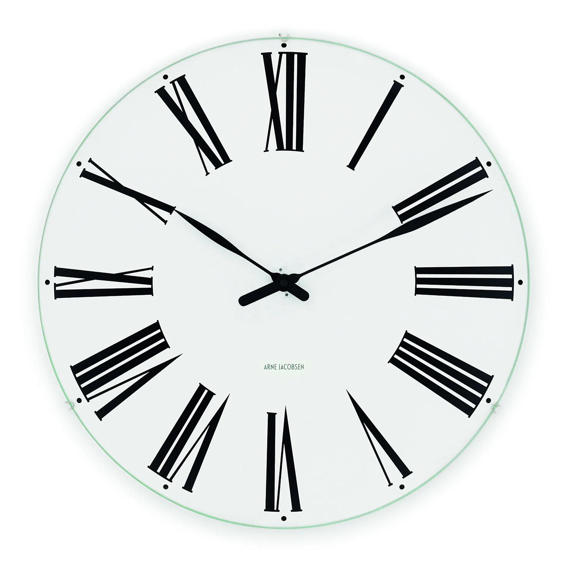 Horloge murale Arne Jacobsen Roman, diamètre 29 cm Arne Jacobsen Clocks
