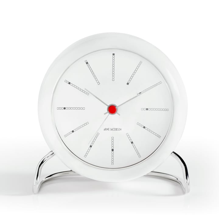 Horloge de table AJ Bankers - Blanc - Arne Jacobsen