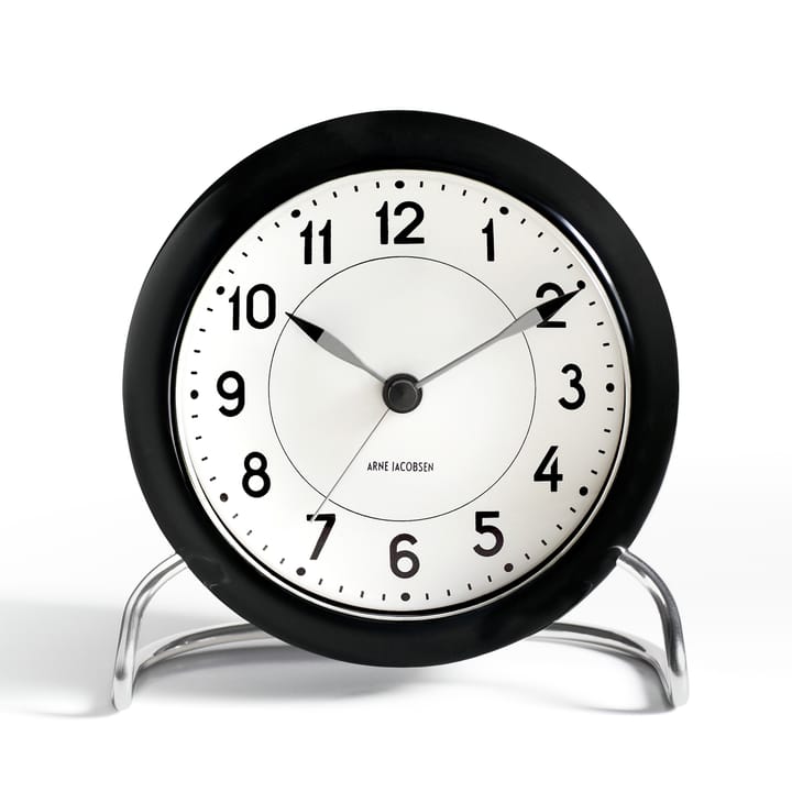 Horloge de table AJ Station - noir - Arne Jacobsen