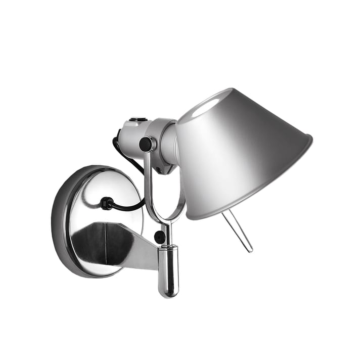 Applique murale Tolomeo Faretto - aluminium, avec bouton on-off - Artemide