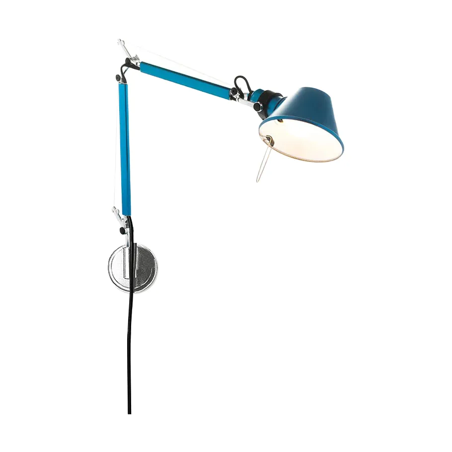 Applique murale Tolomeo Micro - Anodized blue,  Artemide