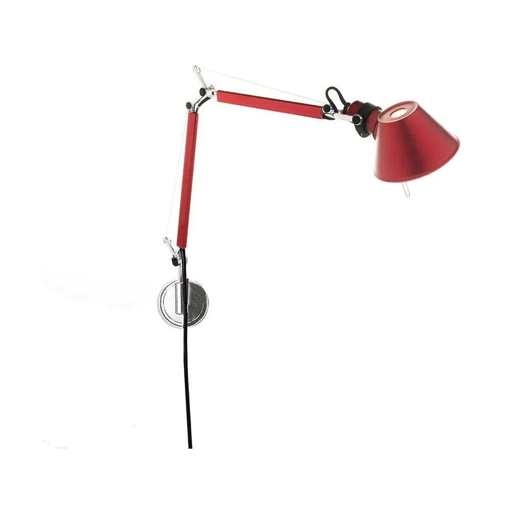 Applique murale Tolomeo Micro - Anodized red,  Artemide