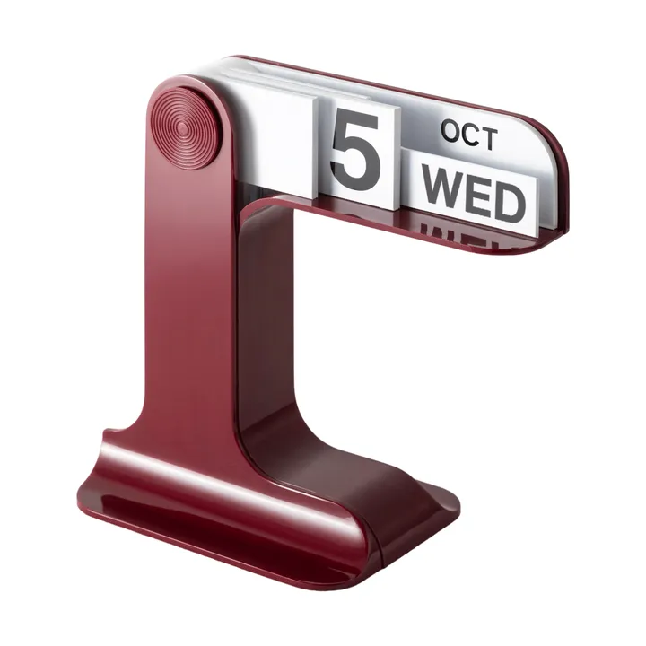 Calendrier perpétuel Timor - Rouge rubis - Artemide