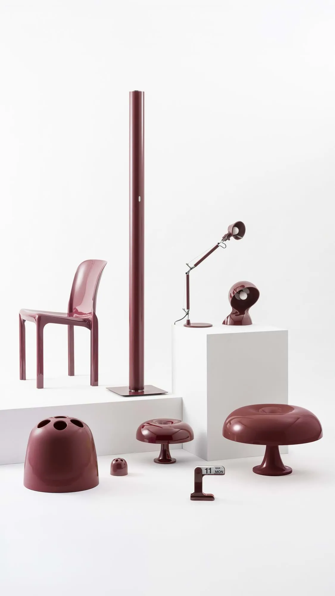 Calendrier perpétuel Timor, Rouge rubis Artemide