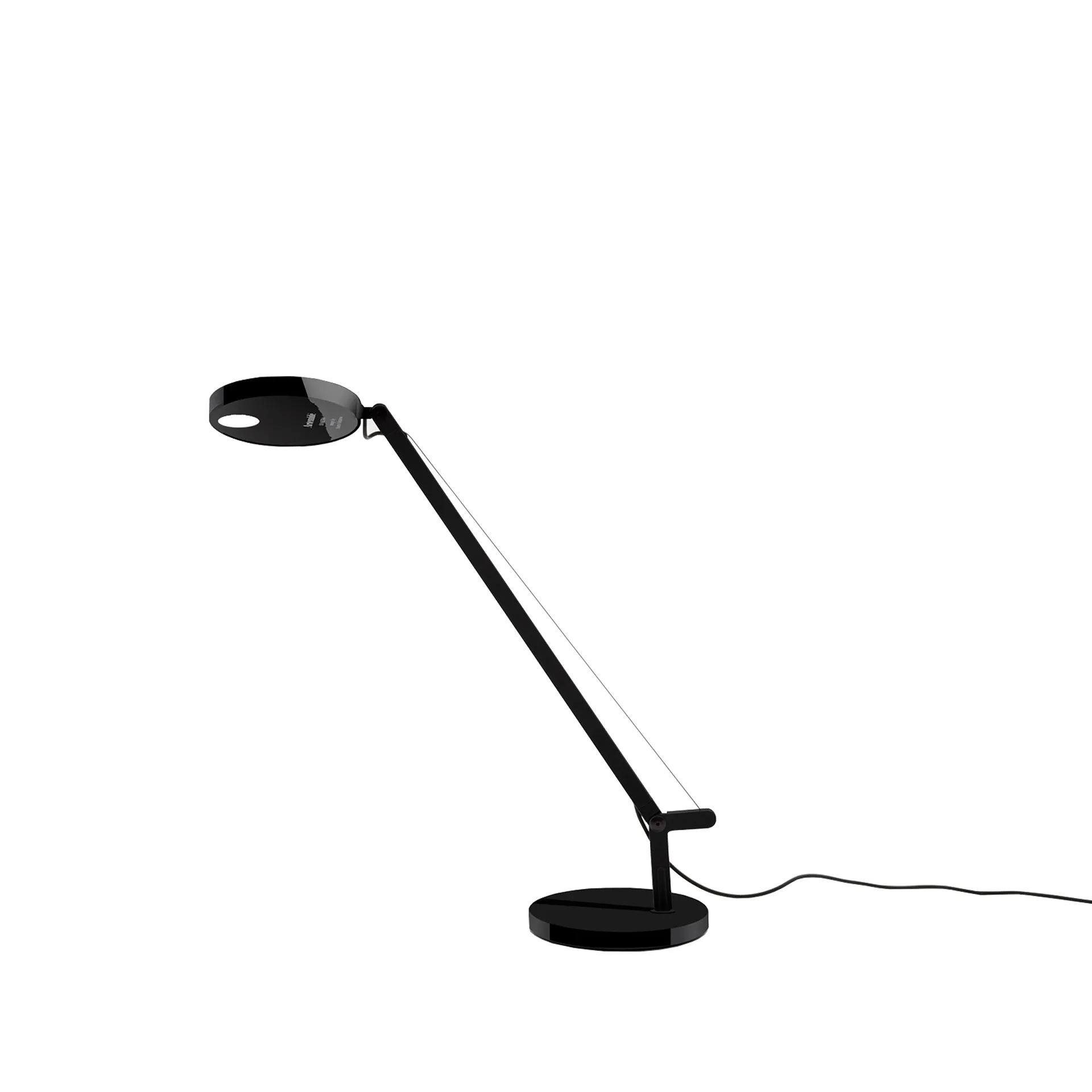 Demetra Micro lampe de bureau, noir brillant Artemide