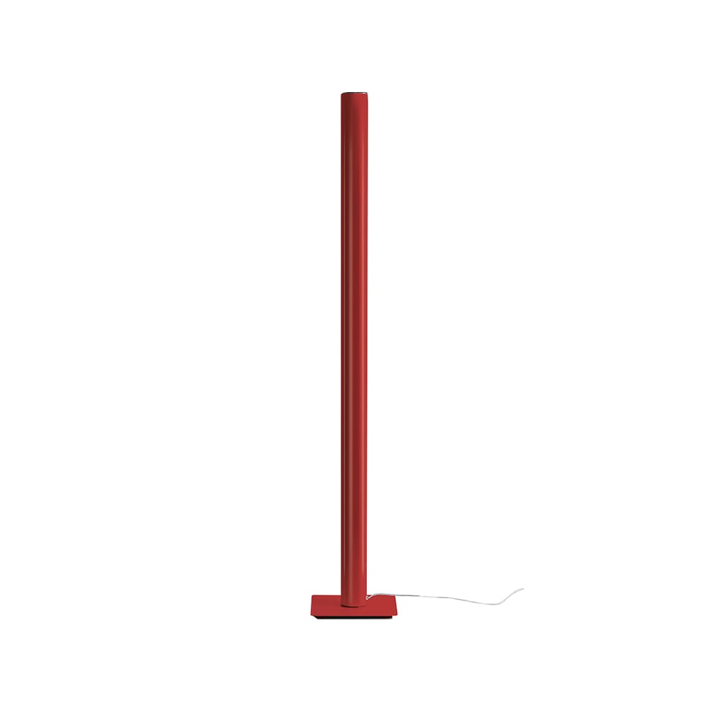Artemide Ilio lampe de sol rouge rubis | Design Scandinave | Lampes sur pieds | Rouge
