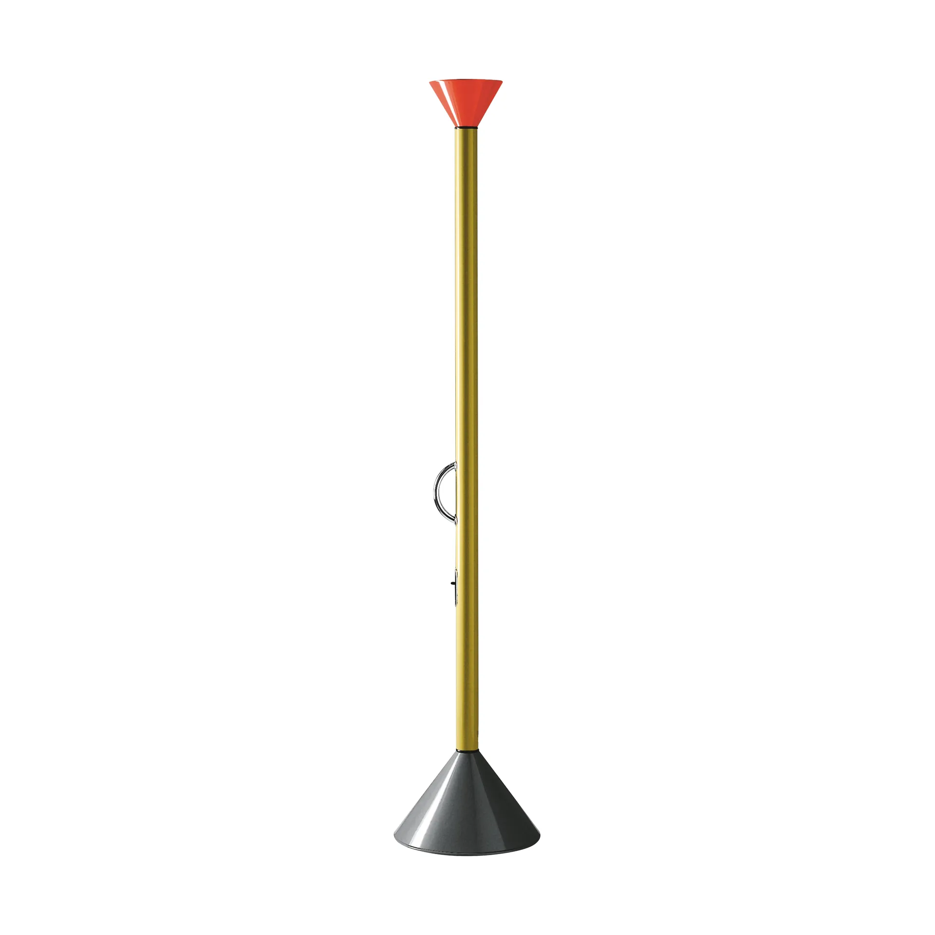 Lampadaire LED Callimaco Ø39x200 cm, Rouge-jaune-gris Artemide