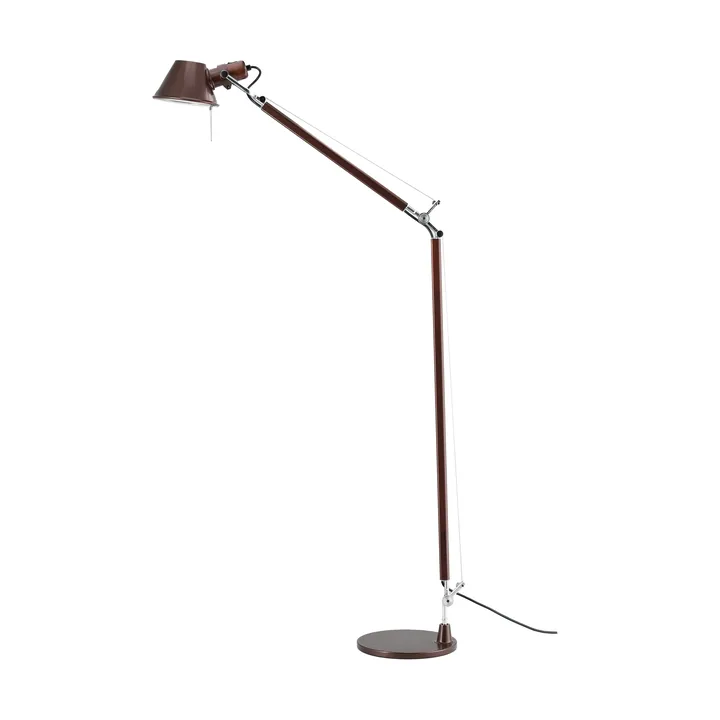 Lampadaire Tolomeo Reading E27 special edition - Brown metallic - Artemide