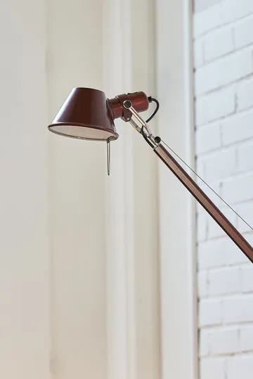Lampadaire Tolomeo Reading E27 special edition - Brown metallic - Artemide