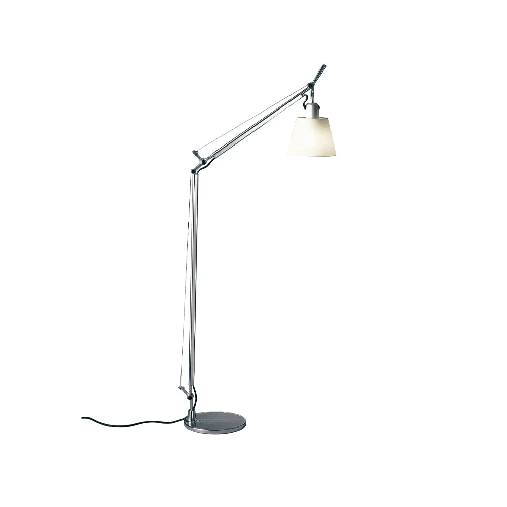Lampe de lecture Tolomeo Basculante sur pied, Parchment Artemide