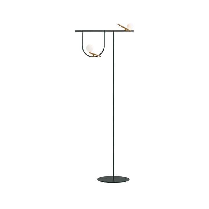 Lampe de sol Yanzi F - laiton noir - Artemide