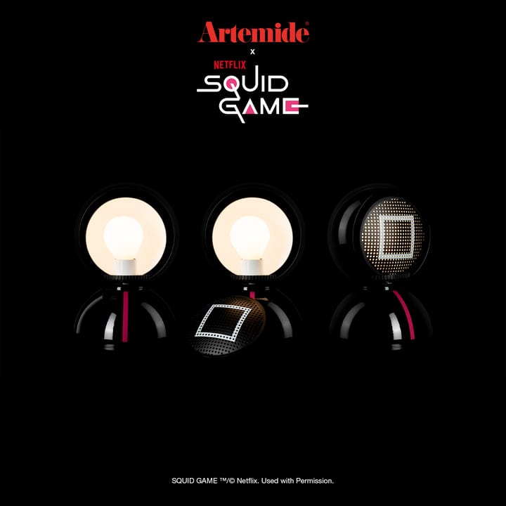 Lampe de table Édition Spéciale Eclisse x Squid Game, Guard black Artemide