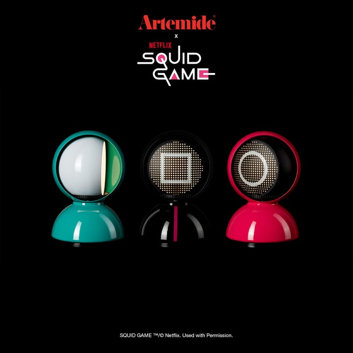 Lampe de table Édition Spéciale Eclisse x Squid Game, Guard rose Artemide