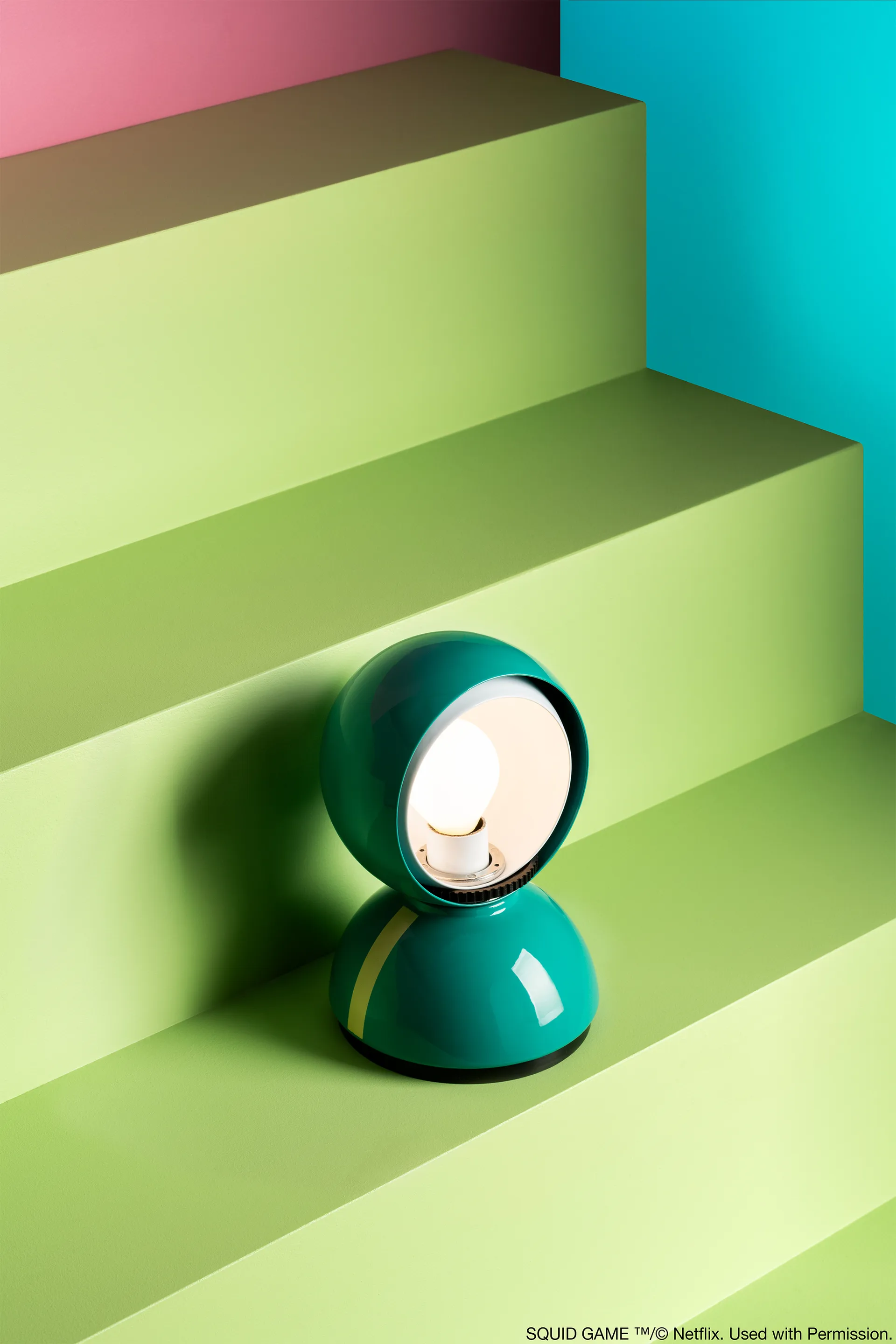 Lampe de table Édition Spéciale Eclisse x Squid Game, Player Artemide